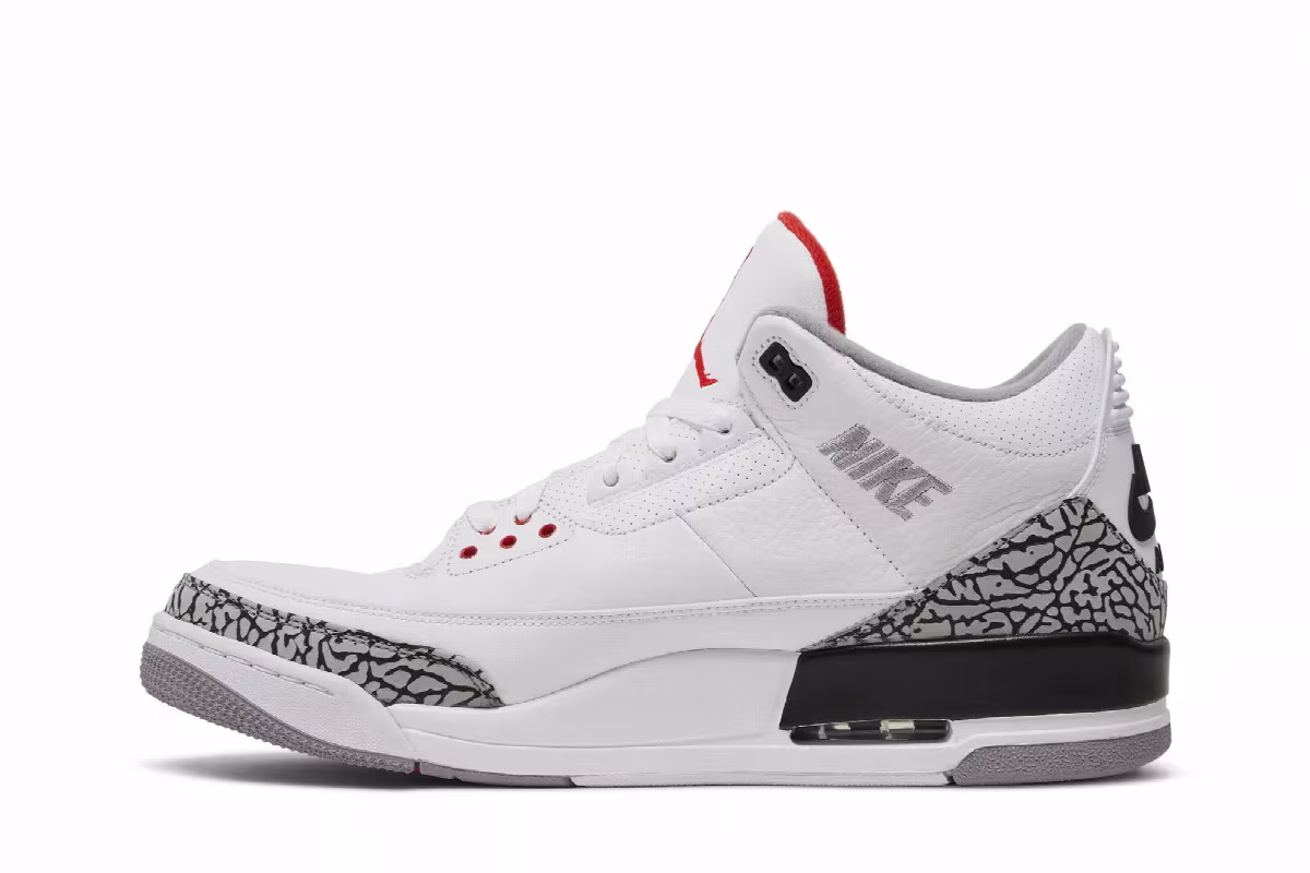 Air Jordan 3 JTH NRG White Cement, view 4