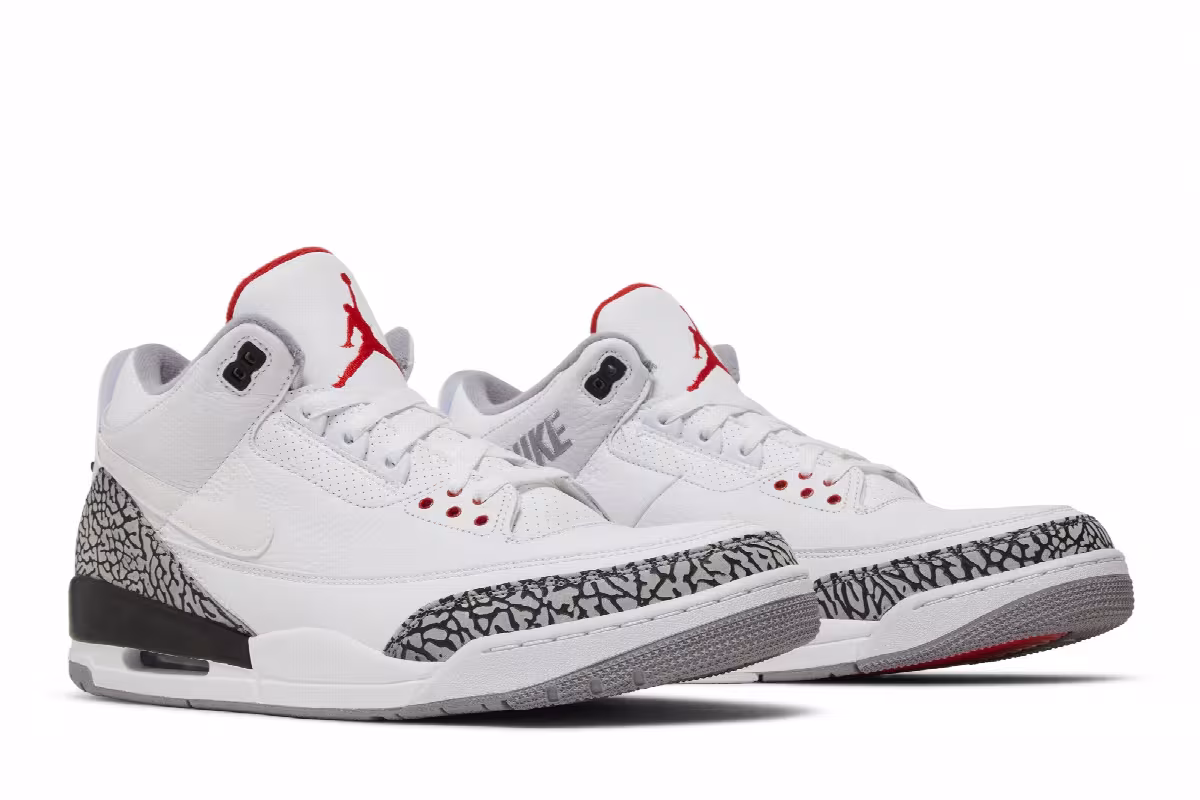 Air Jordan 3 JTH NRG White Cement, view 9