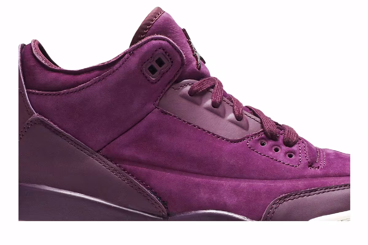 Women's Air Jordan 3 Bordeaux, view 3