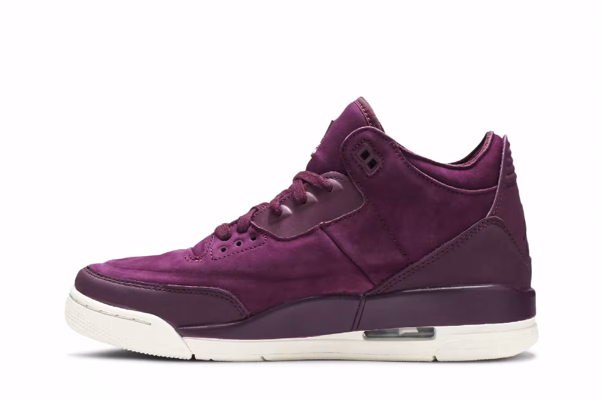 Women's Air Jordan 3 Bordeaux, view 4