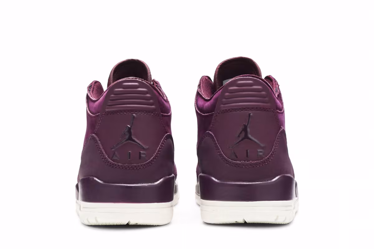 Women's Air Jordan 3 Bordeaux, view 7