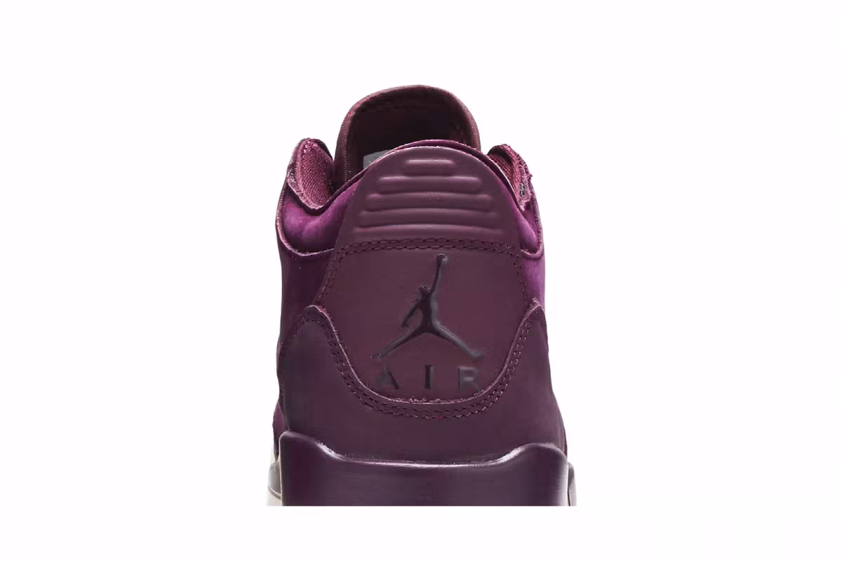 Women's Air Jordan 3 Bordeaux, view 8