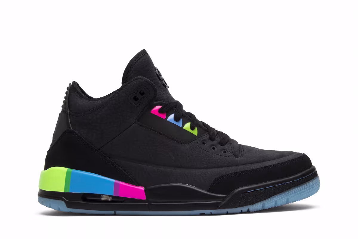 Air Jordan 3 SE Quai 54 2018, view 2