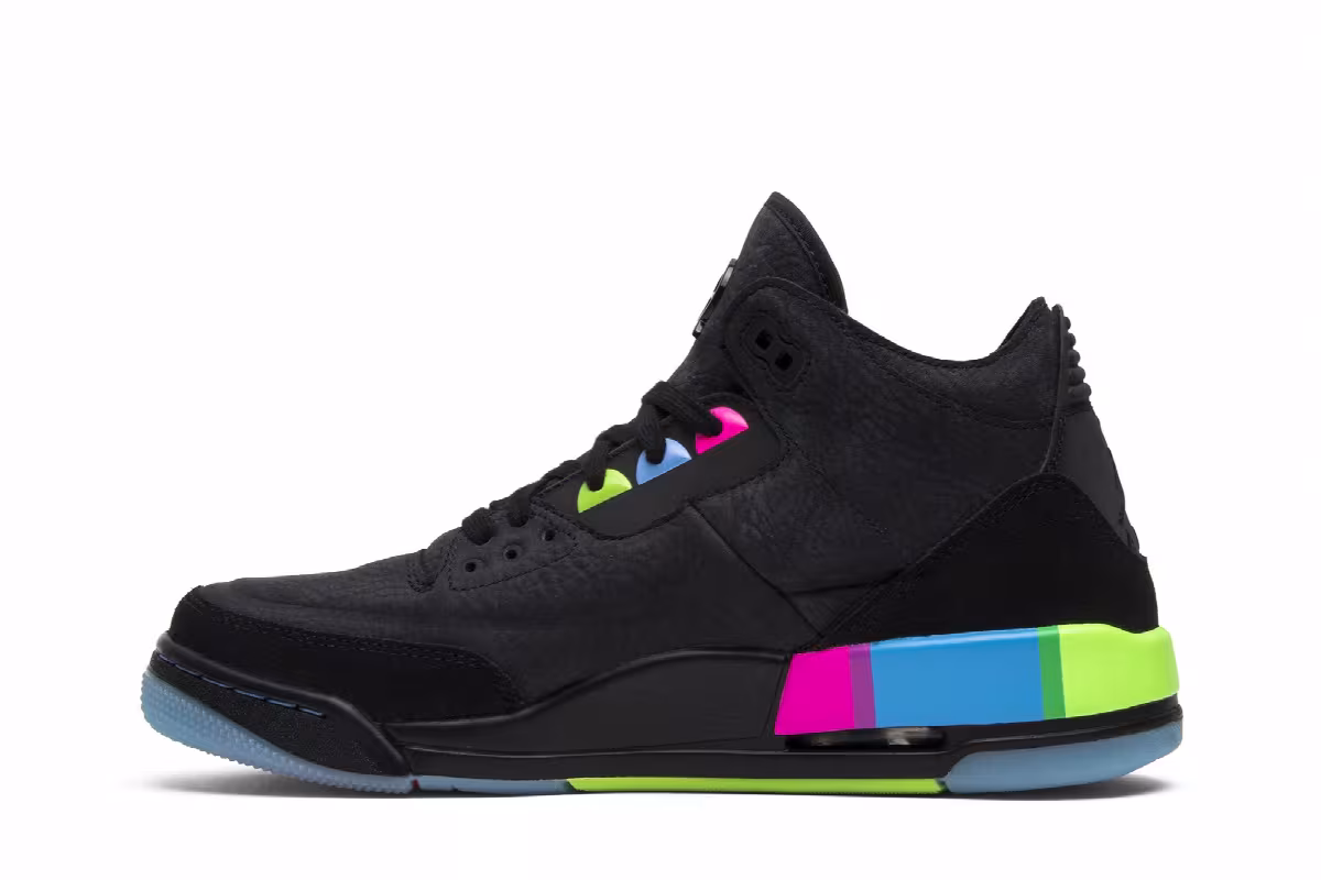 Air Jordan 3 SE Quai 54 2018, view 4