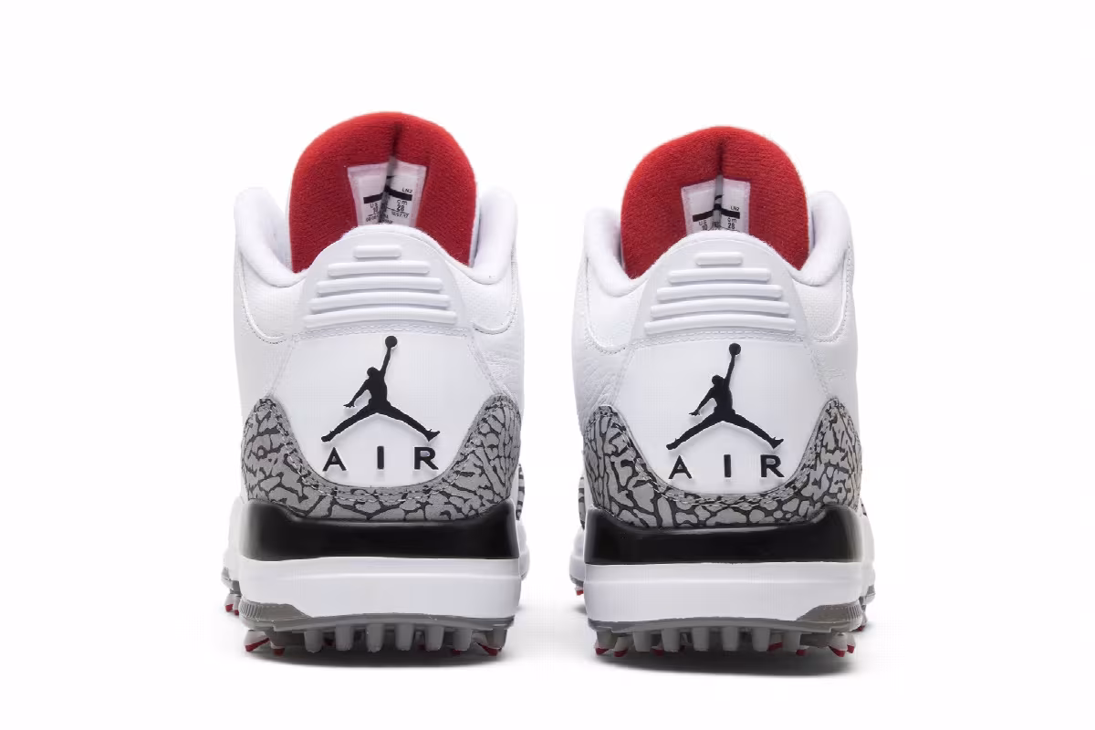 Air Jordan 3 Golf White Cement, view 7