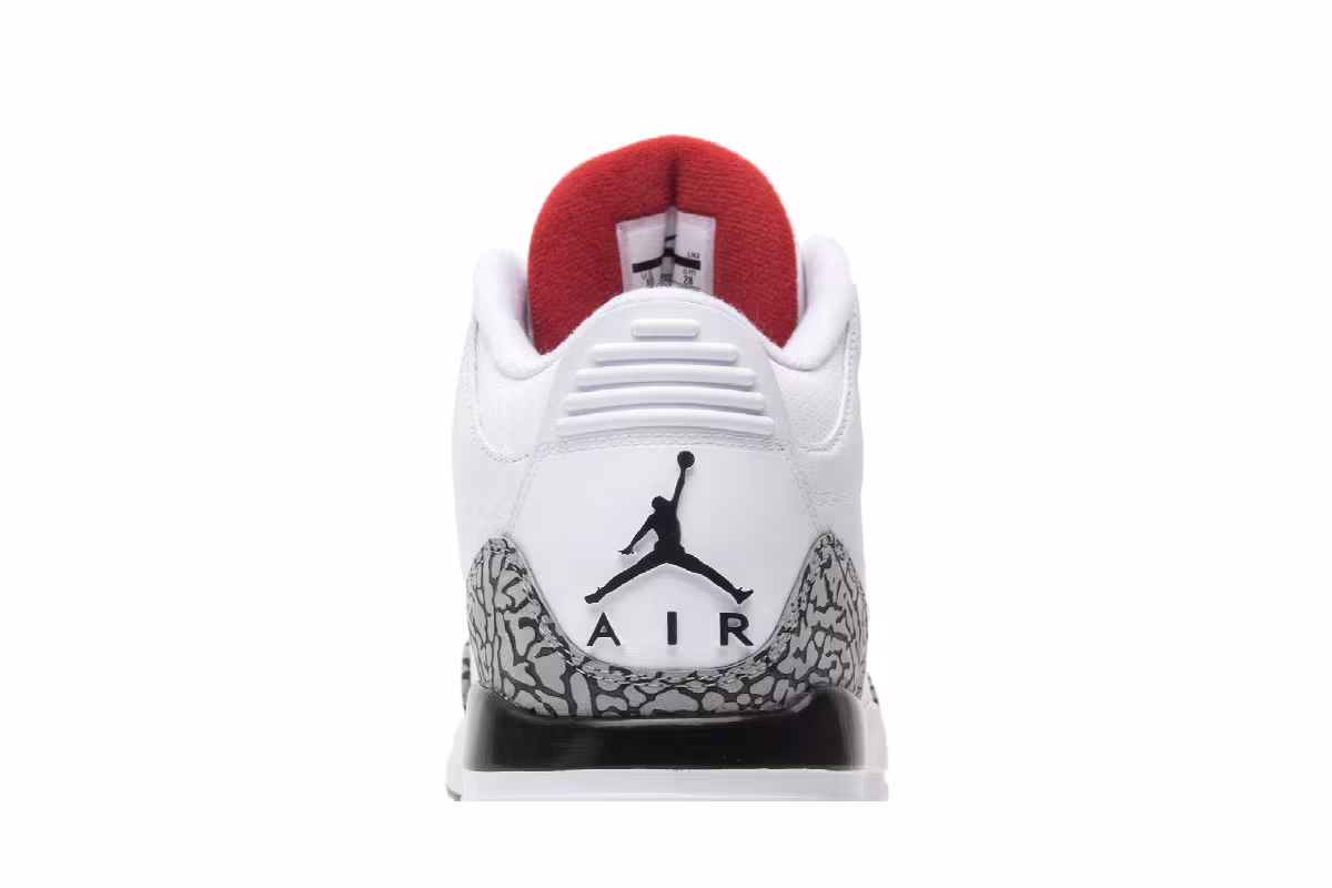 Air Jordan 3 Golf White Cement, view 8