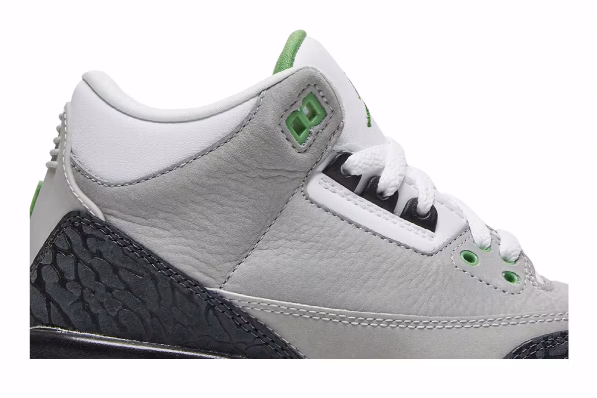 Air Jordan 3 GS Chlorophyll, view 3