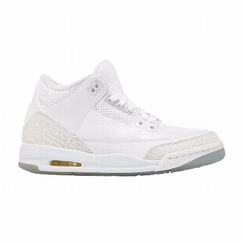 Air Jordan 3 Retro BG 'Triple White'