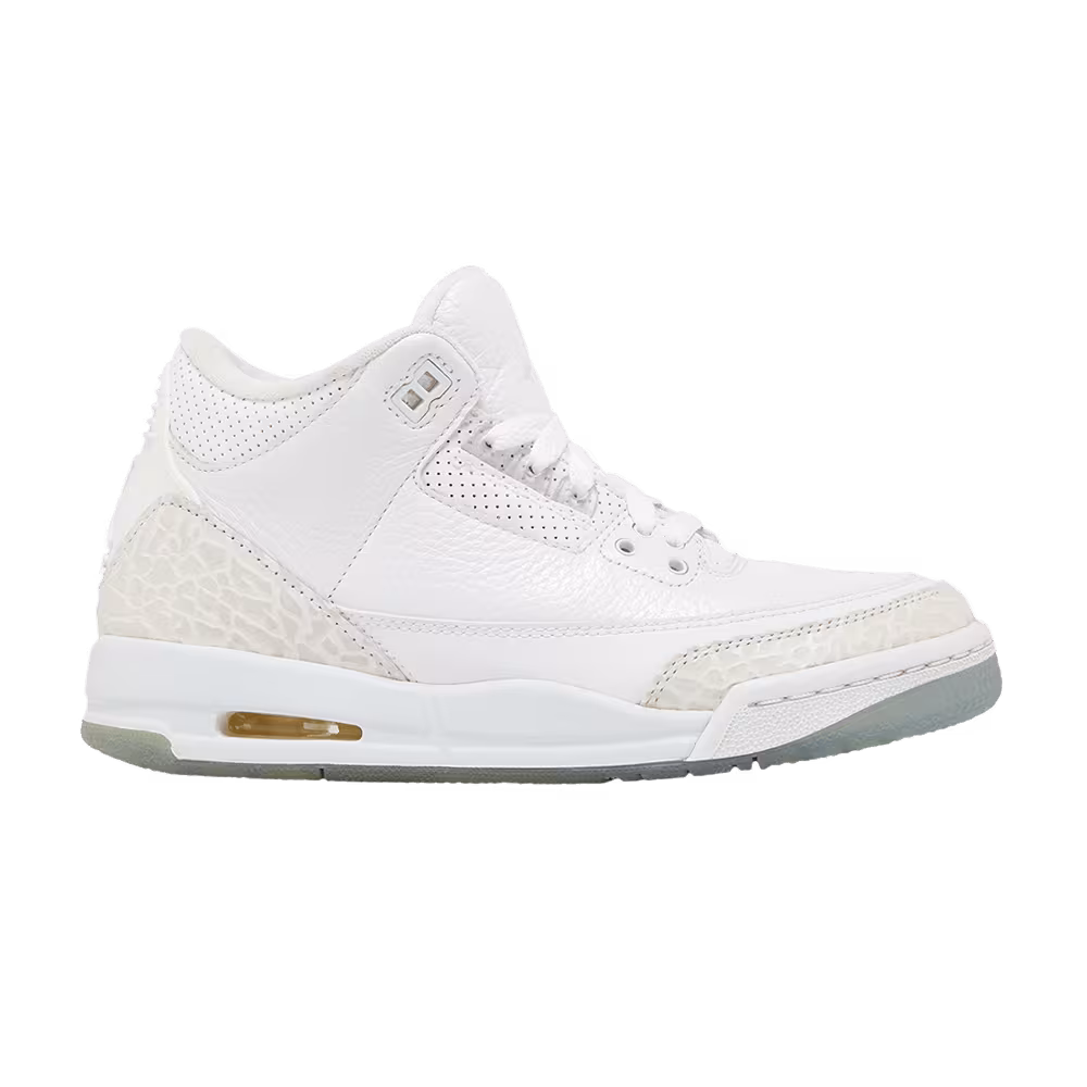 Air Jordan 3 BG Triple White