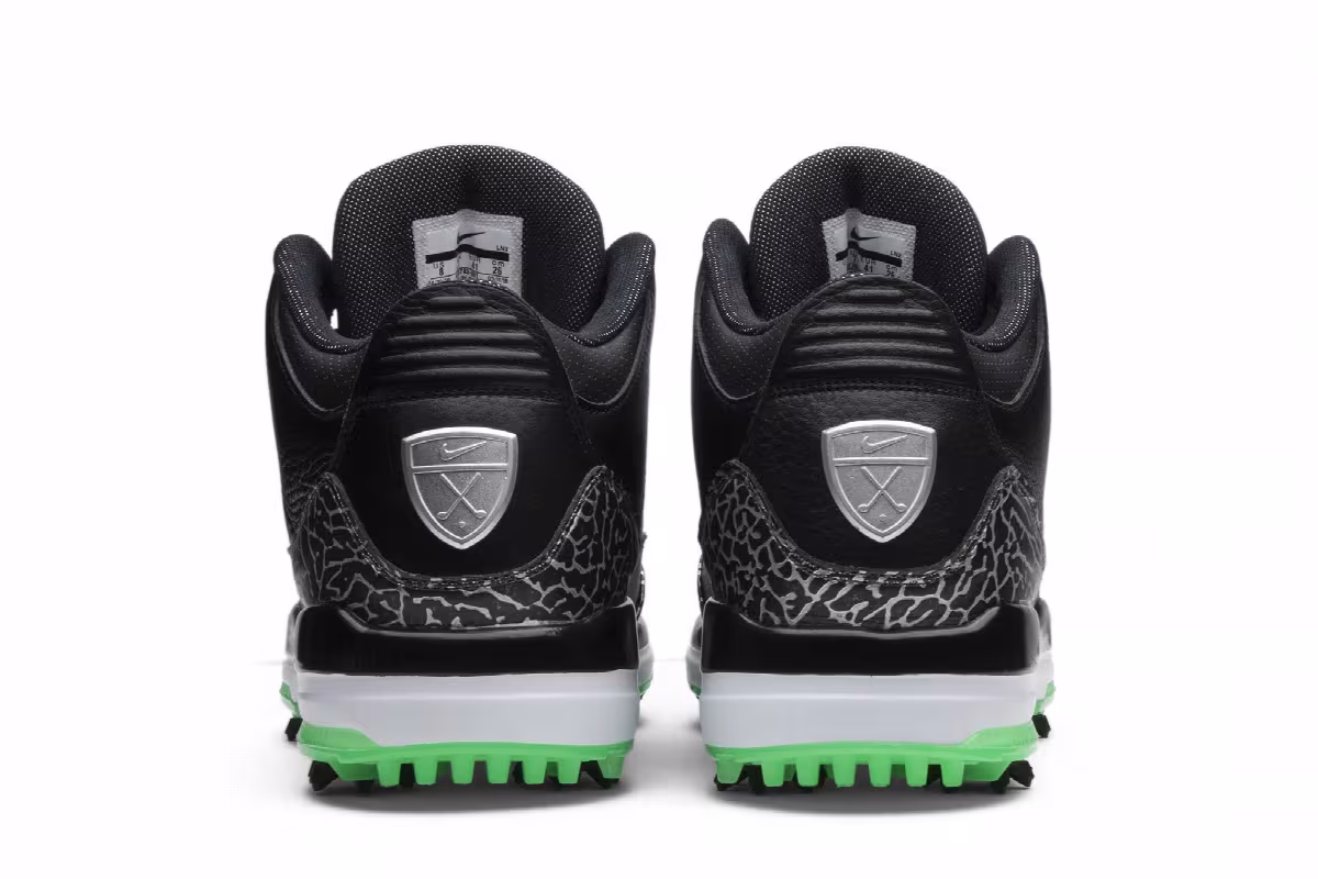 Air Jordan 3 Golf Green Glow, view 7