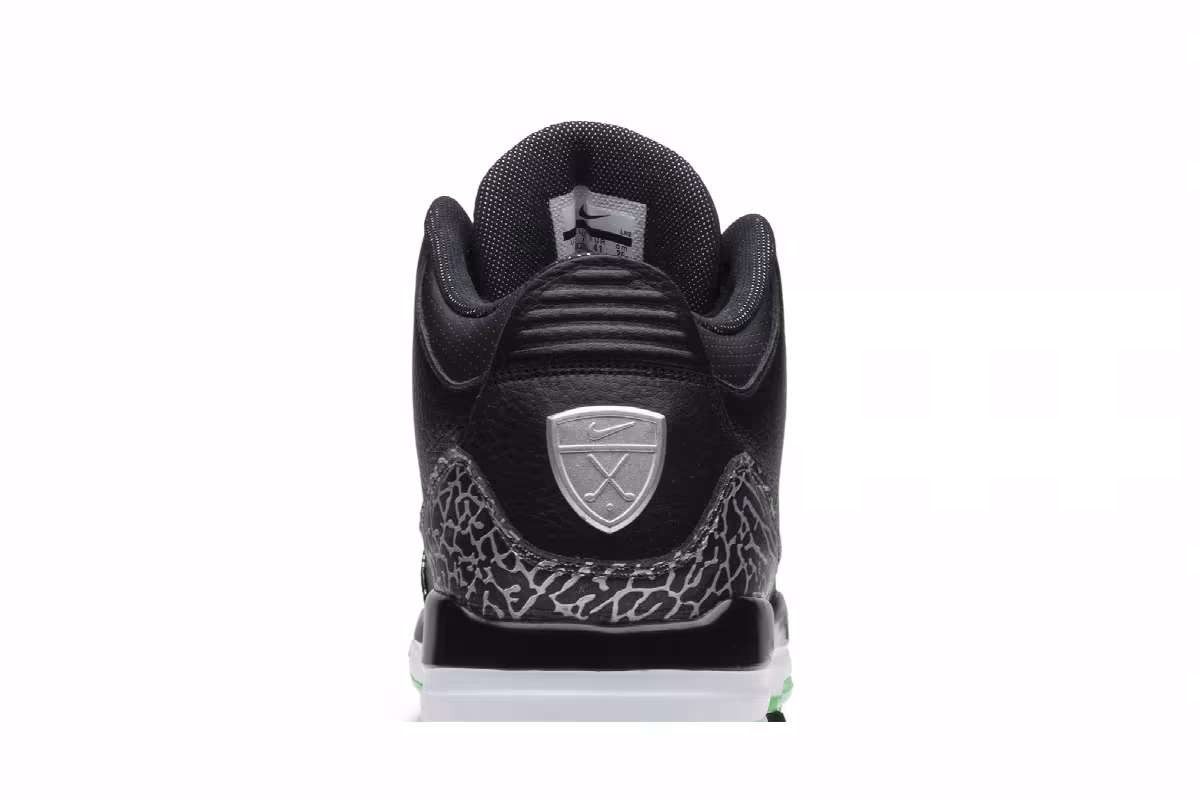 Air Jordan 3 Golf Green Glow, view 8