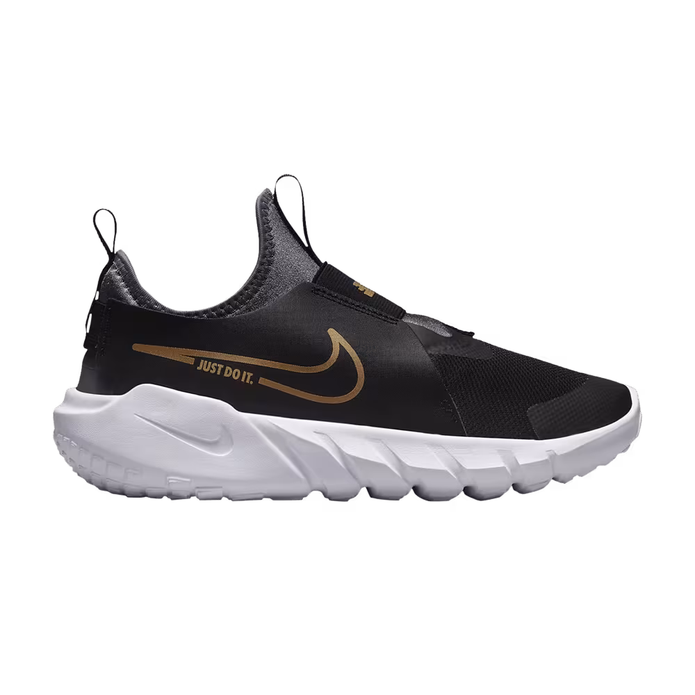 Nike Flex Runner 2 GS Black Metallic Gold