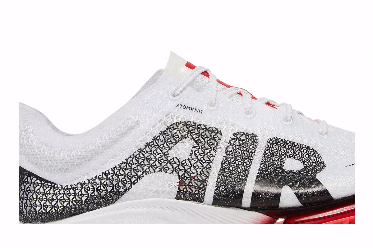 Nike Air Zoom Victory More Uptempo White University Red, view 3