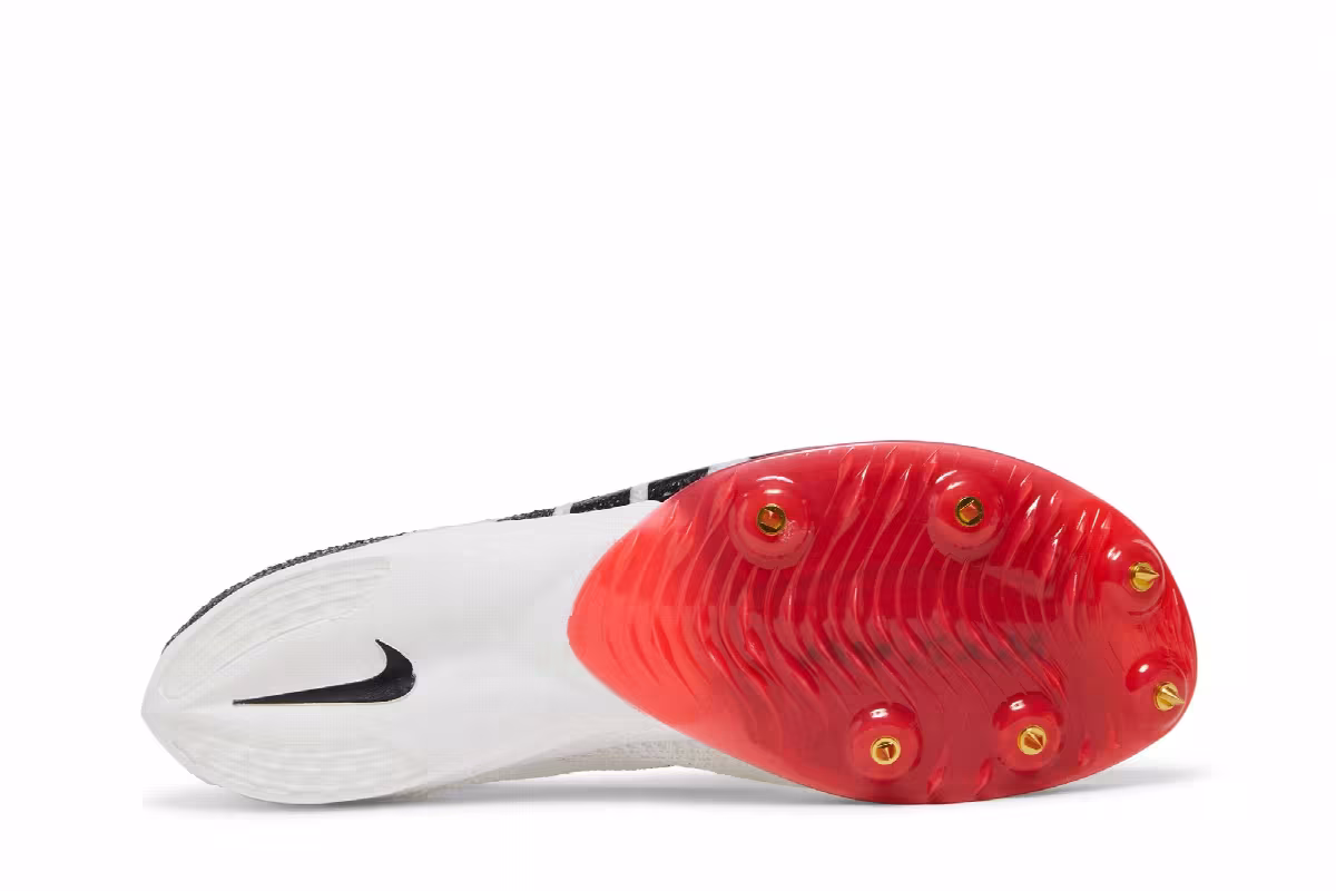 Nike Air Zoom Victory More Uptempo White University Red, view 5