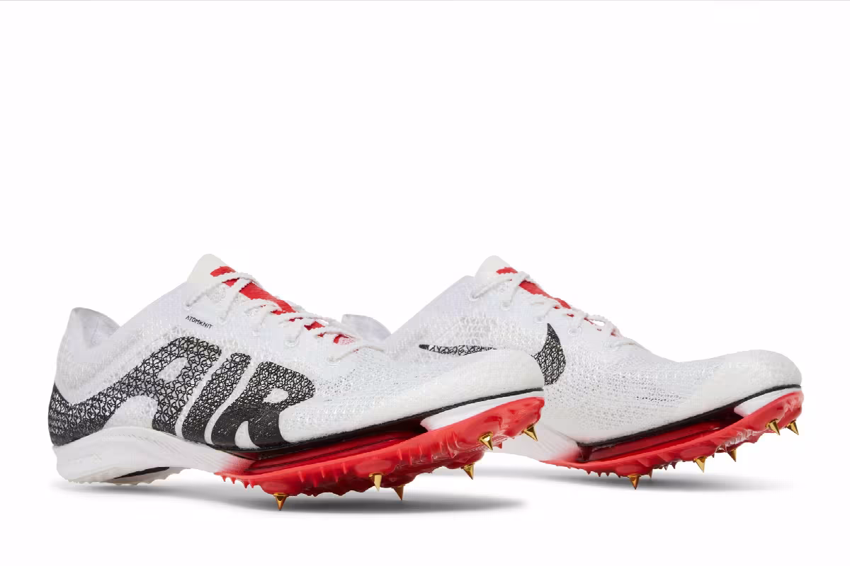 Nike Air Zoom Victory More Uptempo White University Red, view 9