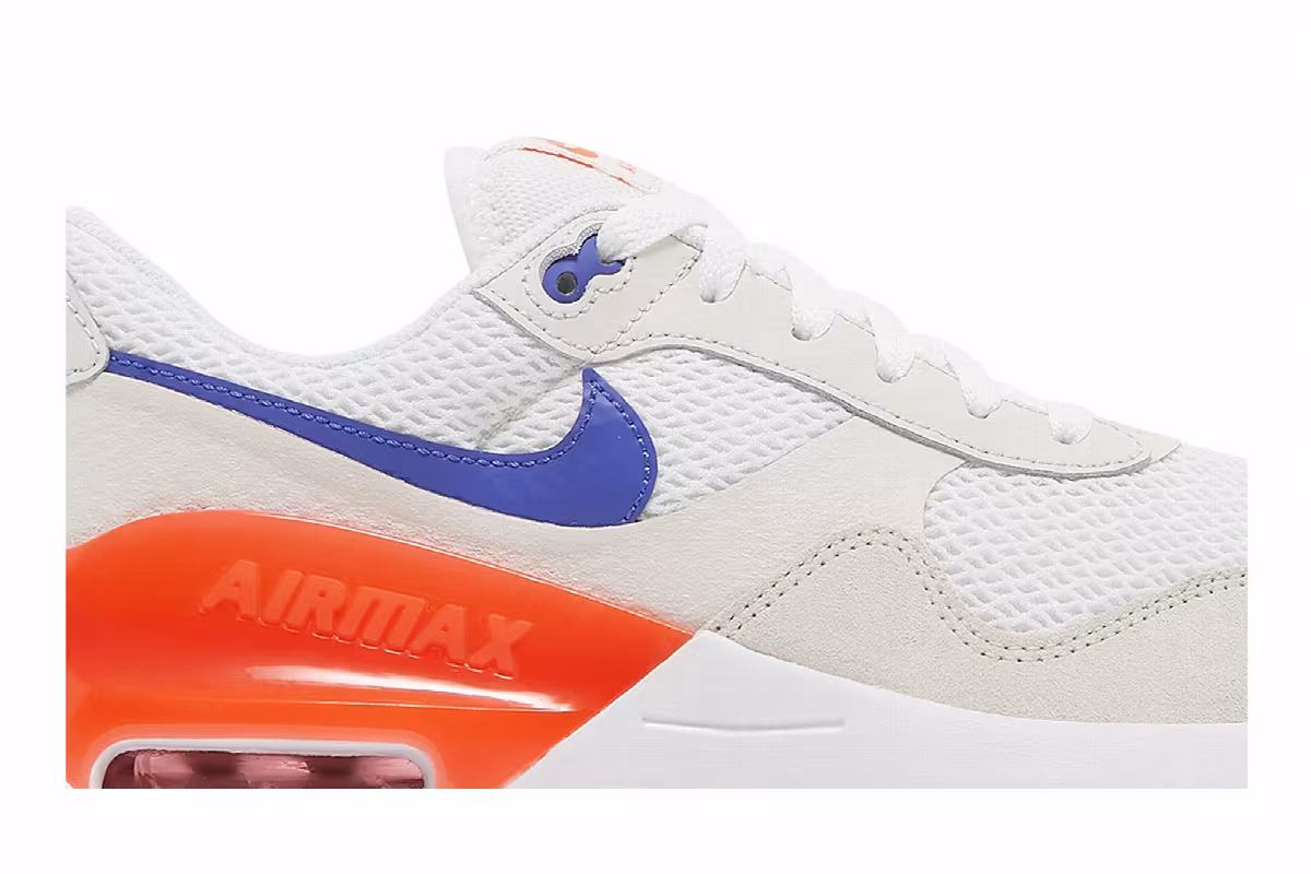 Nike Women's Air Max SYSTM White Bright Crimson Lapis, view 3