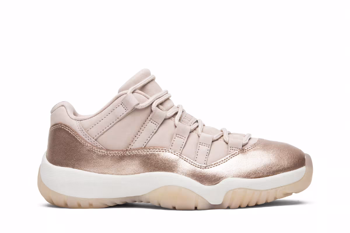 Women's Air Jordan 11 Low Rose Gold, view 2