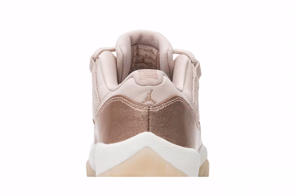 Women's Air Jordan 11 Low Rose Gold, view 8