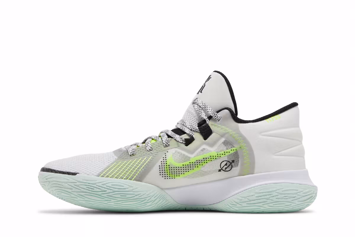 Nike Kyrie Flytrap 5 White Volt, view 4