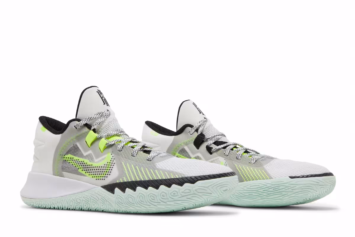 Nike Kyrie Flytrap 5 White Volt, view 9