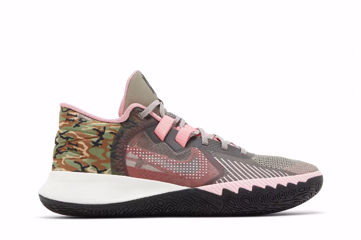 Nike Kyrie Flytrap 5 Moon Fossil Pink Gaze Camo, view 2