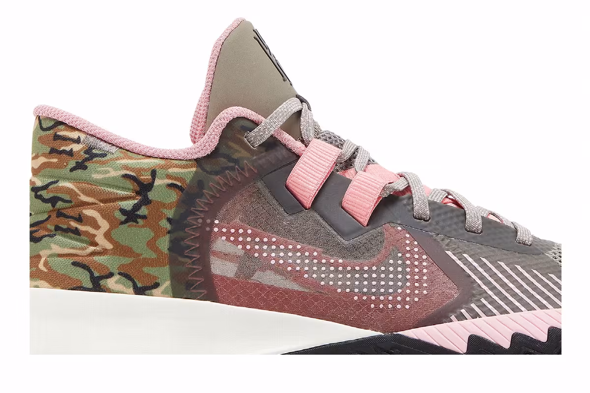 Nike Kyrie Flytrap 5 Moon Fossil Pink Gaze Camo, view 3