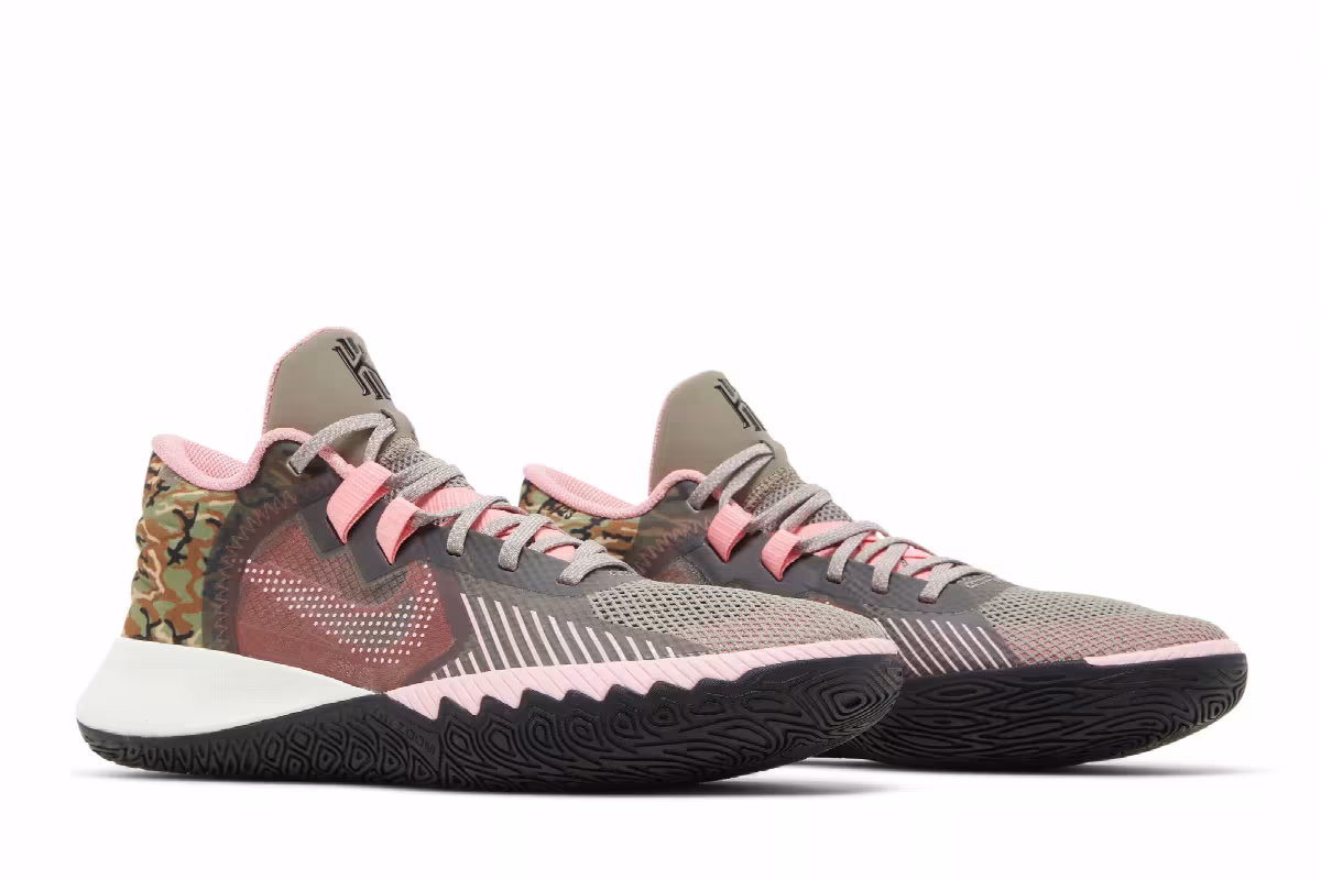 Nike Kyrie Flytrap 5 Moon Fossil Pink Gaze Camo, view 9