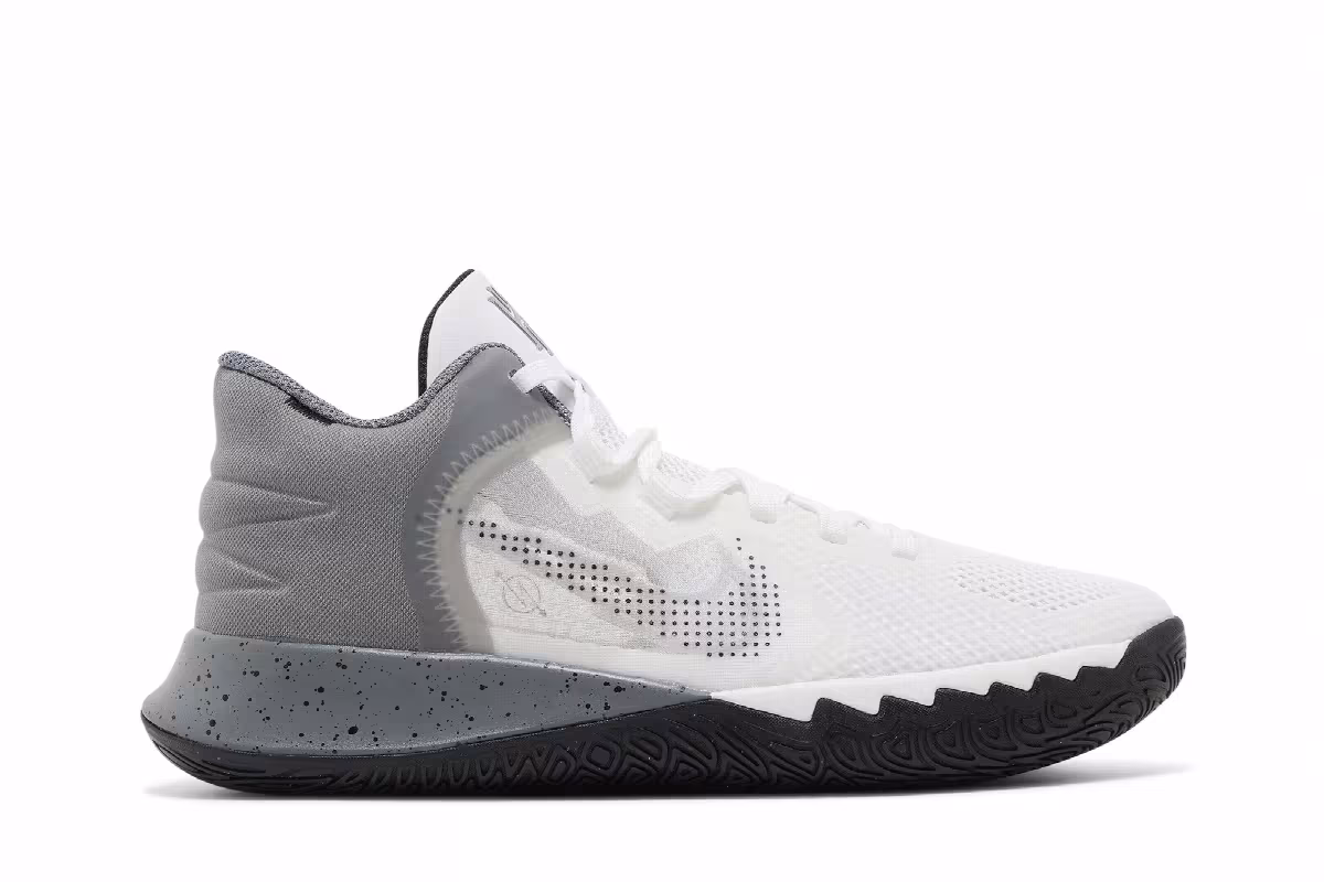Nike Kyrie Flytrap 5 GS White Smoke Grey Chrome, view 2