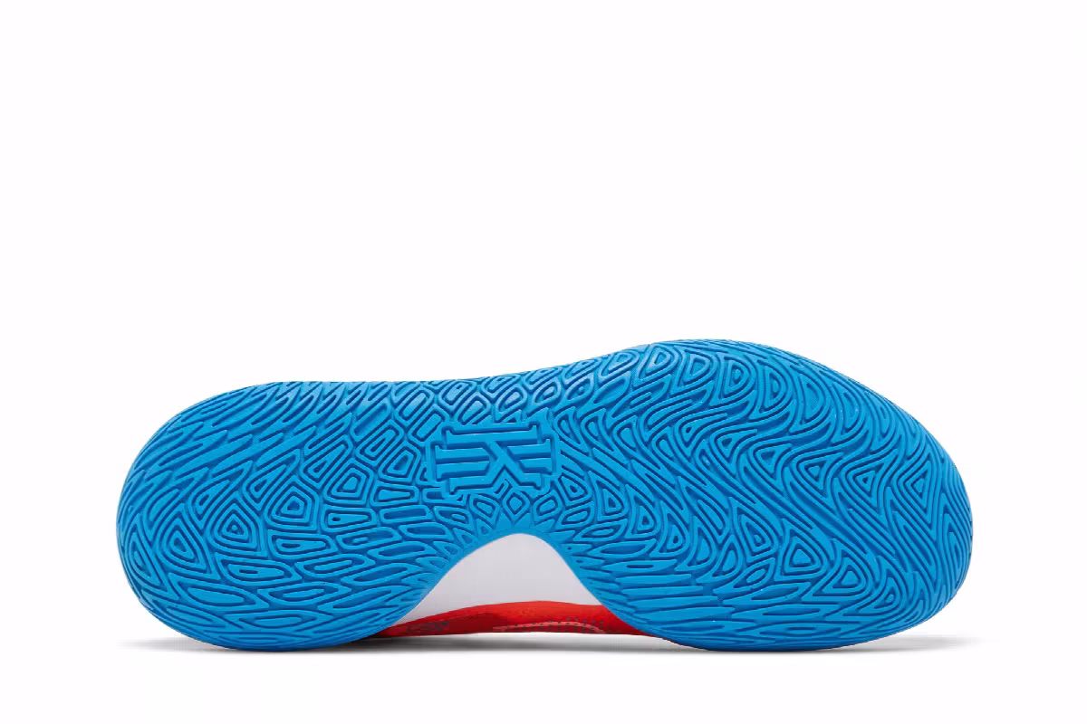 Nike Kyrie Flytrap 5 Habanero Red Blue Hero, view 5