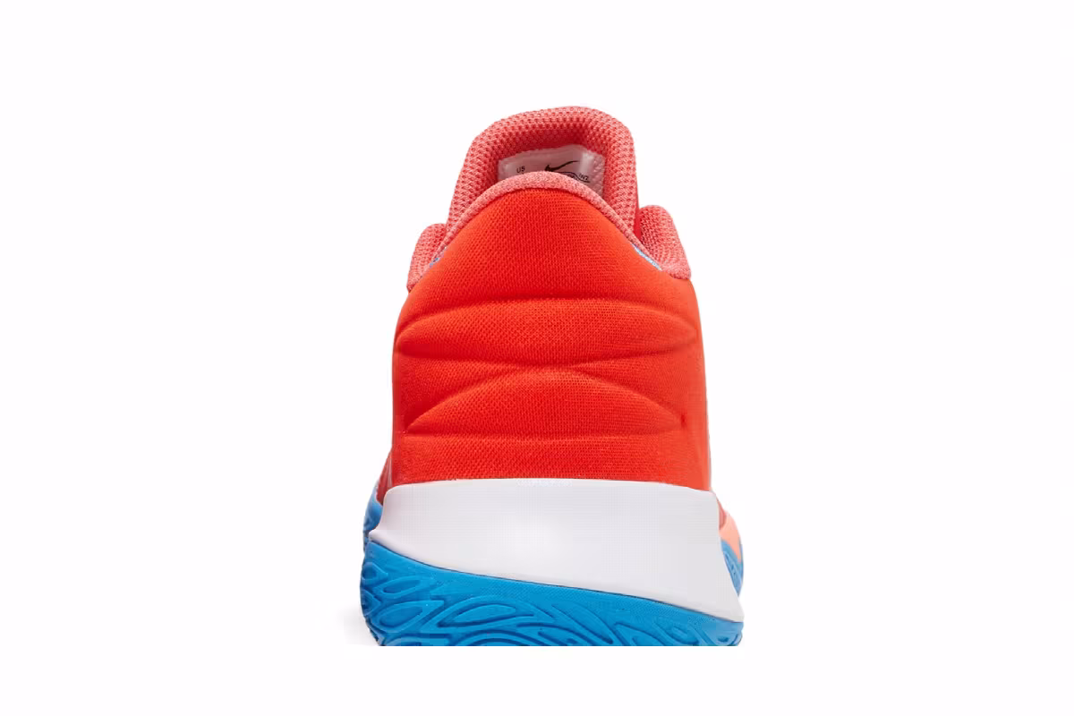 Nike Kyrie Flytrap 5 Habanero Red Blue Hero, view 8