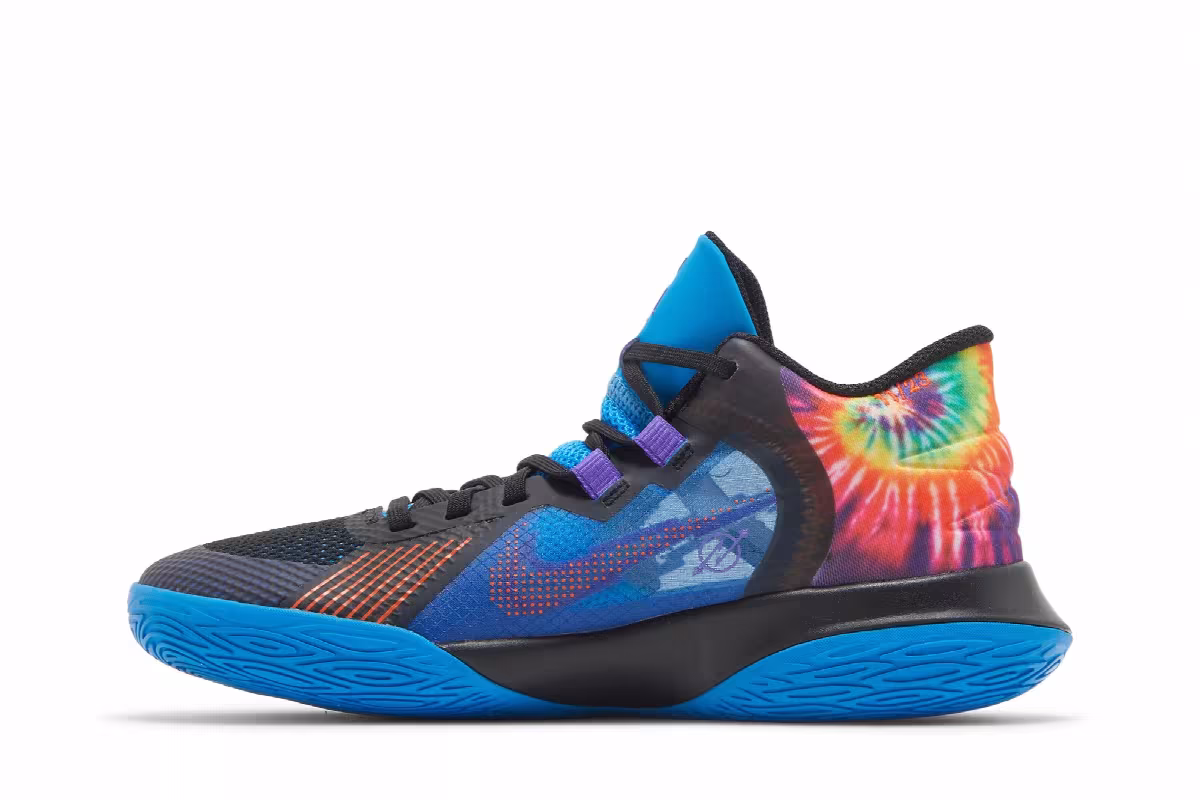 Nike Kyrie Flytrap 5 GS Photo Blue Tie-Dye, view 4