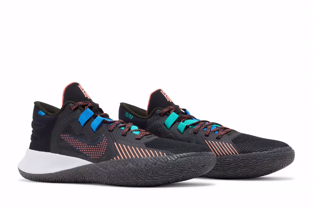 Nike Kyrie Flytrap 5 Black Atomic Pink, view 9