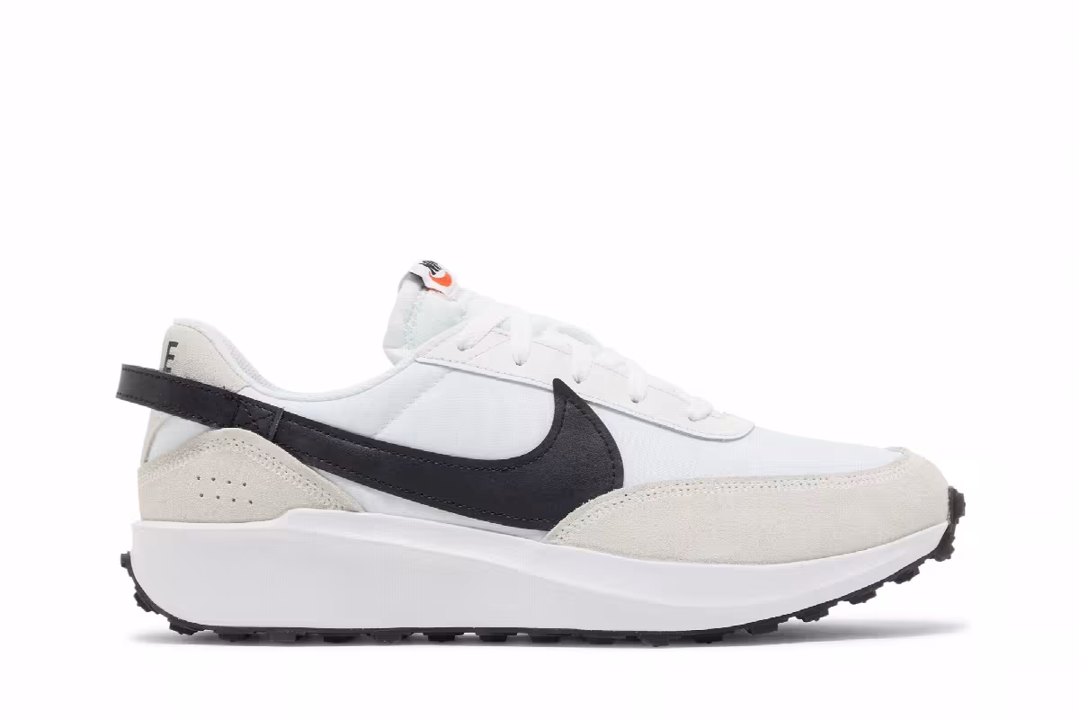 Nike Waffle Debut White Black, view 2