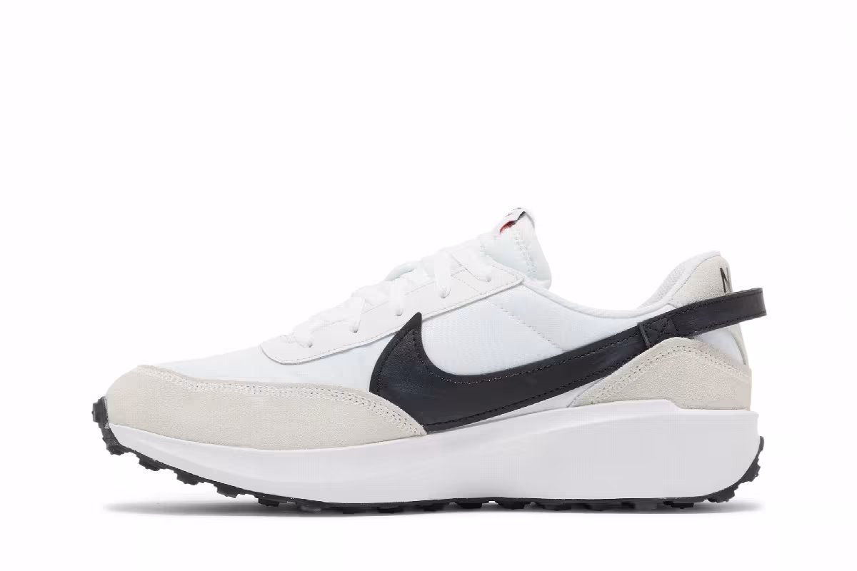 Nike Waffle Debut White Black, view 4