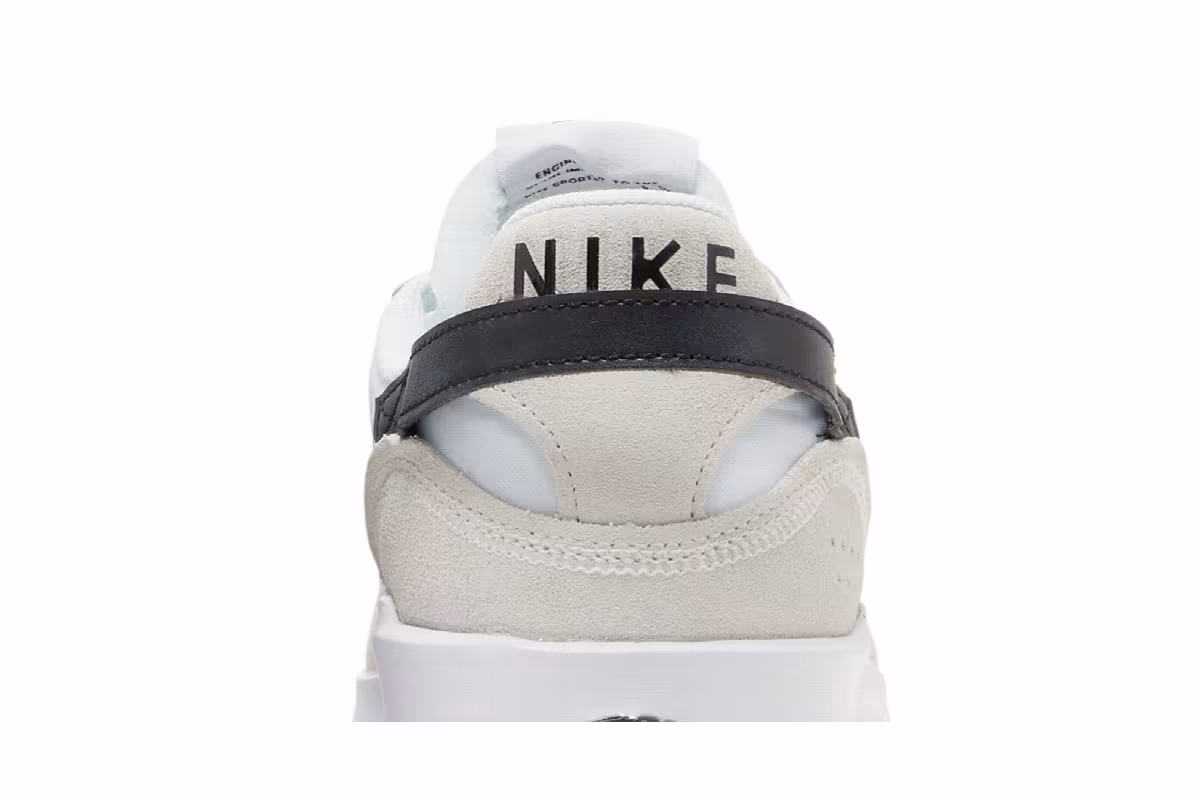 Nike Waffle Debut White Black, view 8