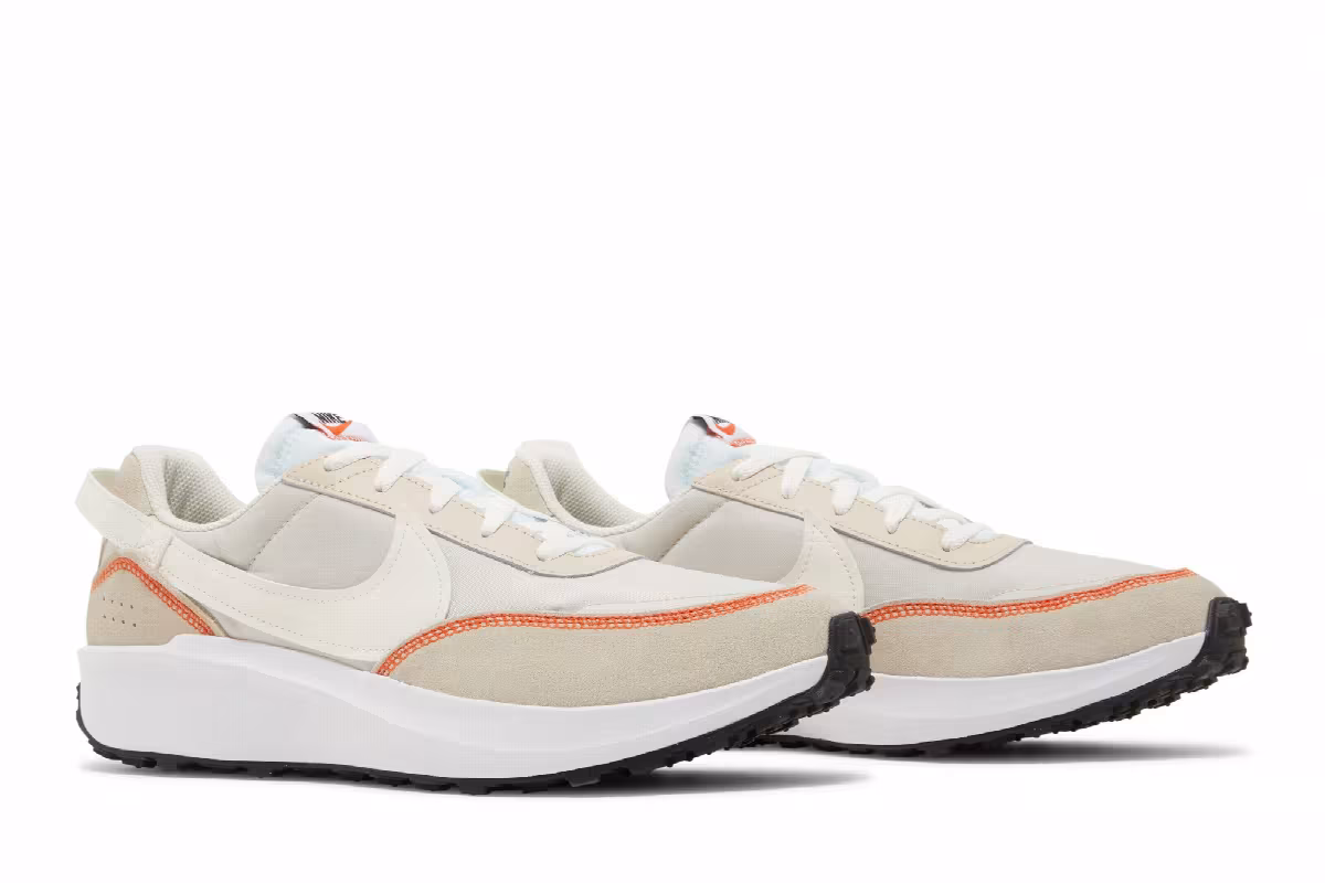 Nike Waffle Debut Light Orewood Brown Sail, view 9
