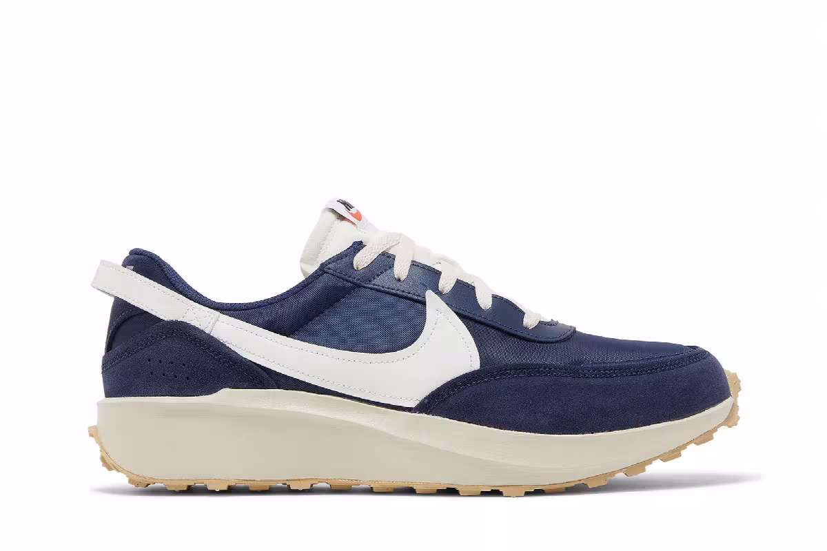 Nike Waffle Debut Midnight Navy Sail, view 2
