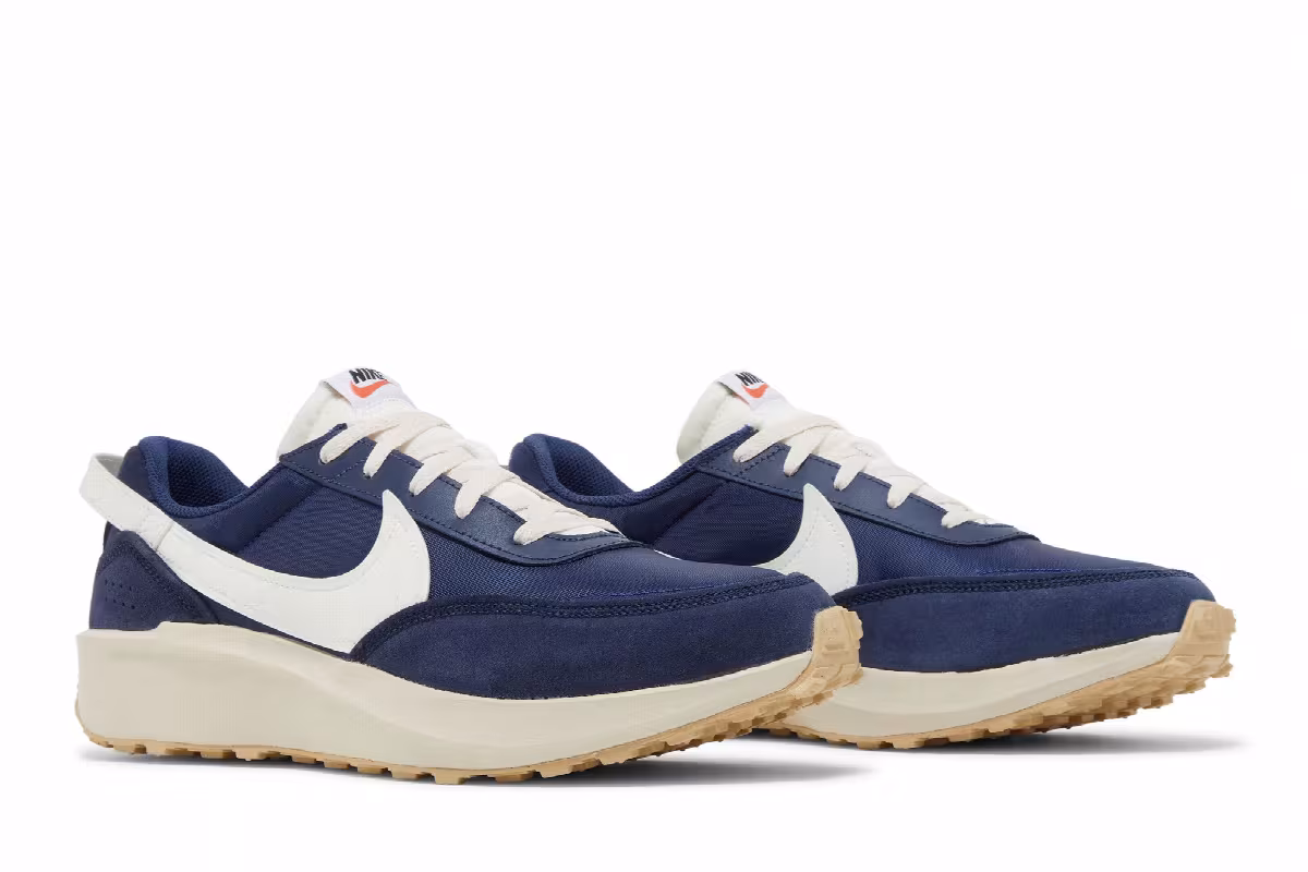 Nike Waffle Debut Midnight Navy Sail, view 9