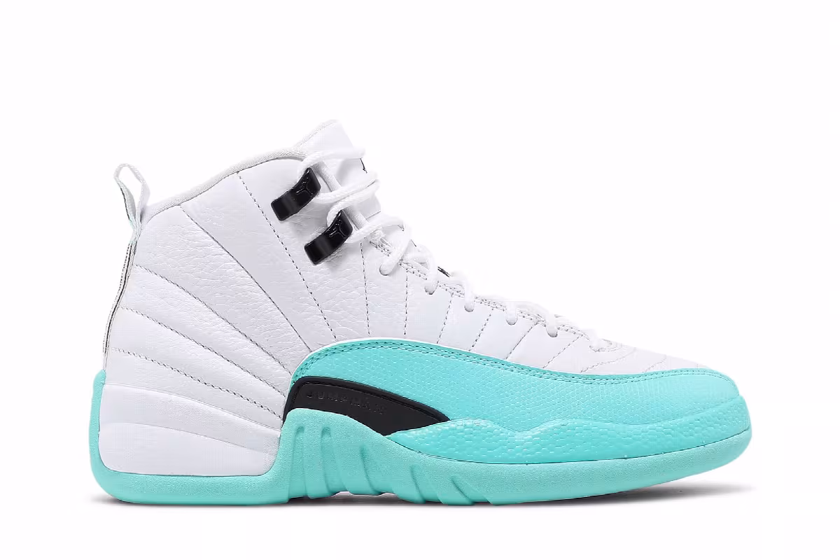 Air Jordan 12 GS Light Aqua, view 2