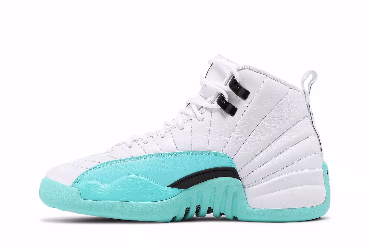 Air Jordan 12 GS Light Aqua, view 4