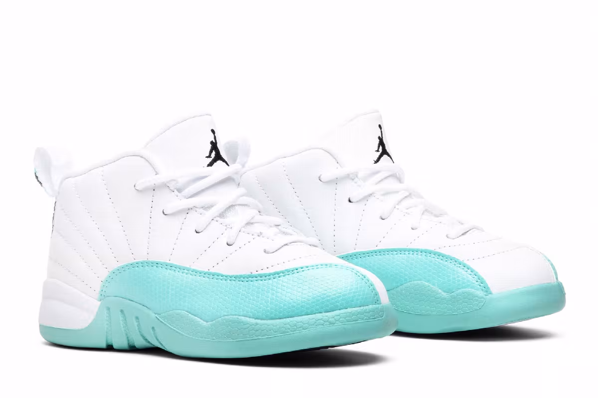 Air Jordan 12 TD Light Aqua, view 9