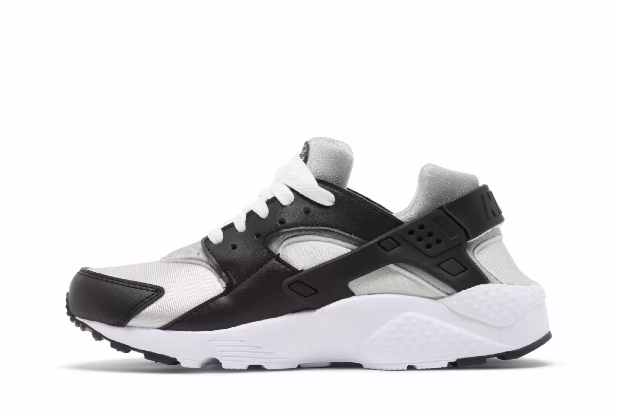 Nike Huarache Run GS Black Neutral Grey, view 4