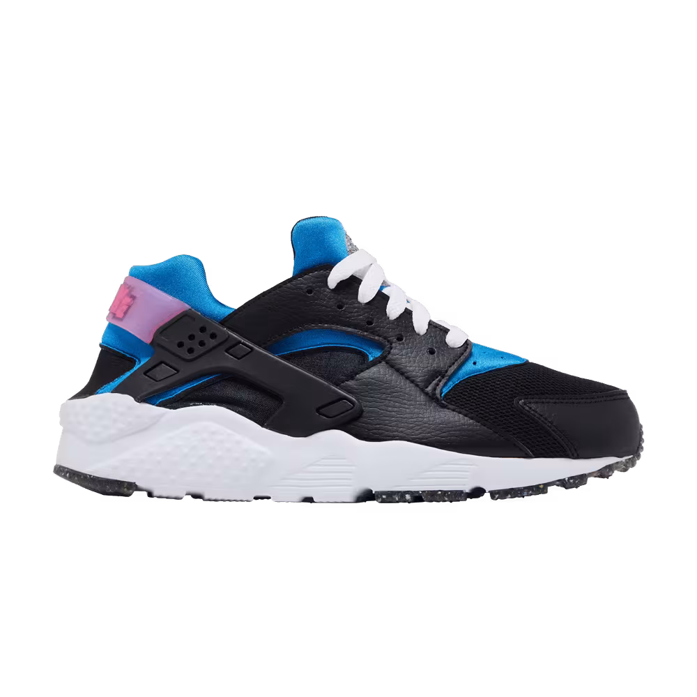 Nike Huarache Run GS Black Light Photo Blue