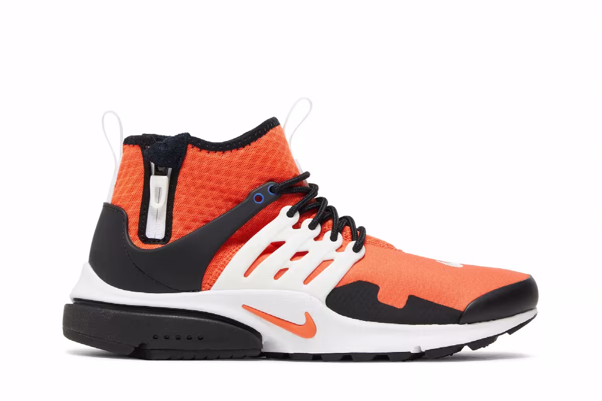 Nike Air Presto Mid Utility Orange, view 2