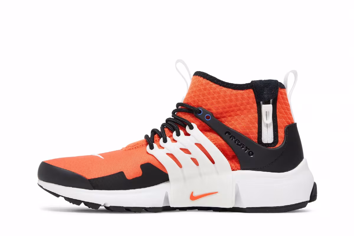 Nike Air Presto Mid Utility Orange, view 4