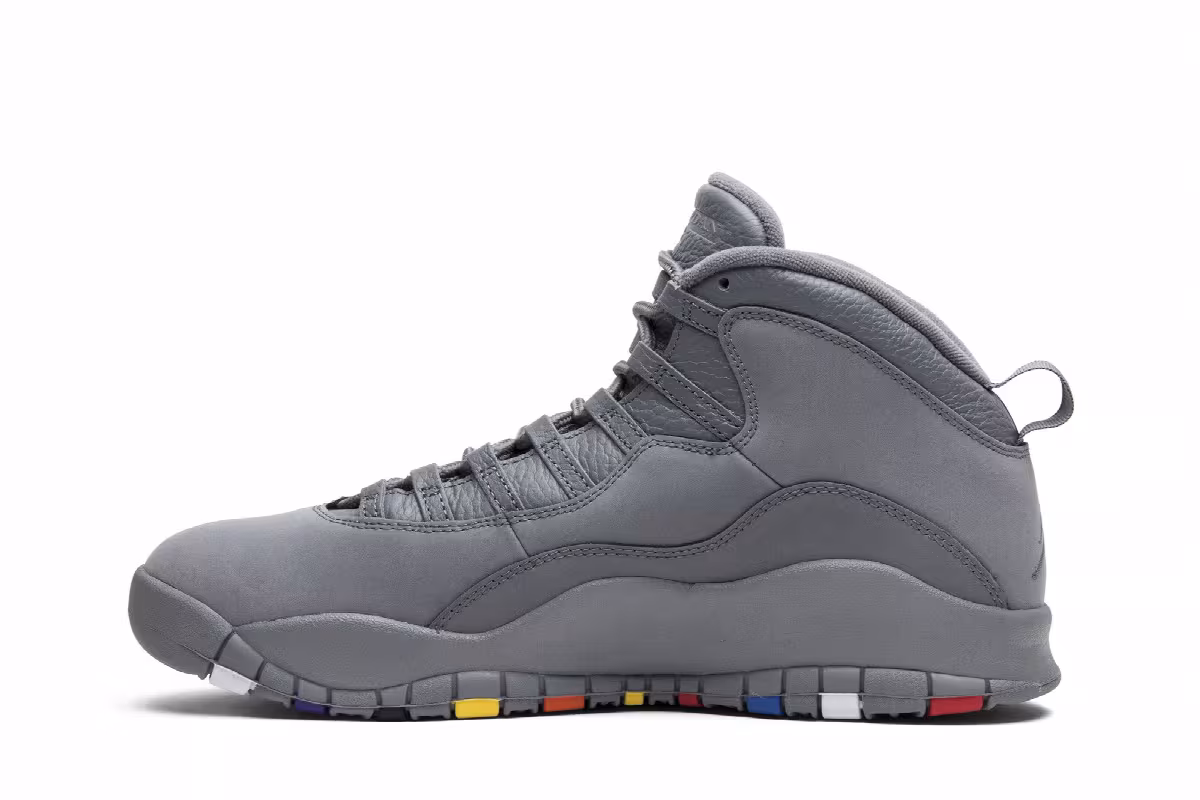 Air Jordan 10 Cool Grey 2018, view 4