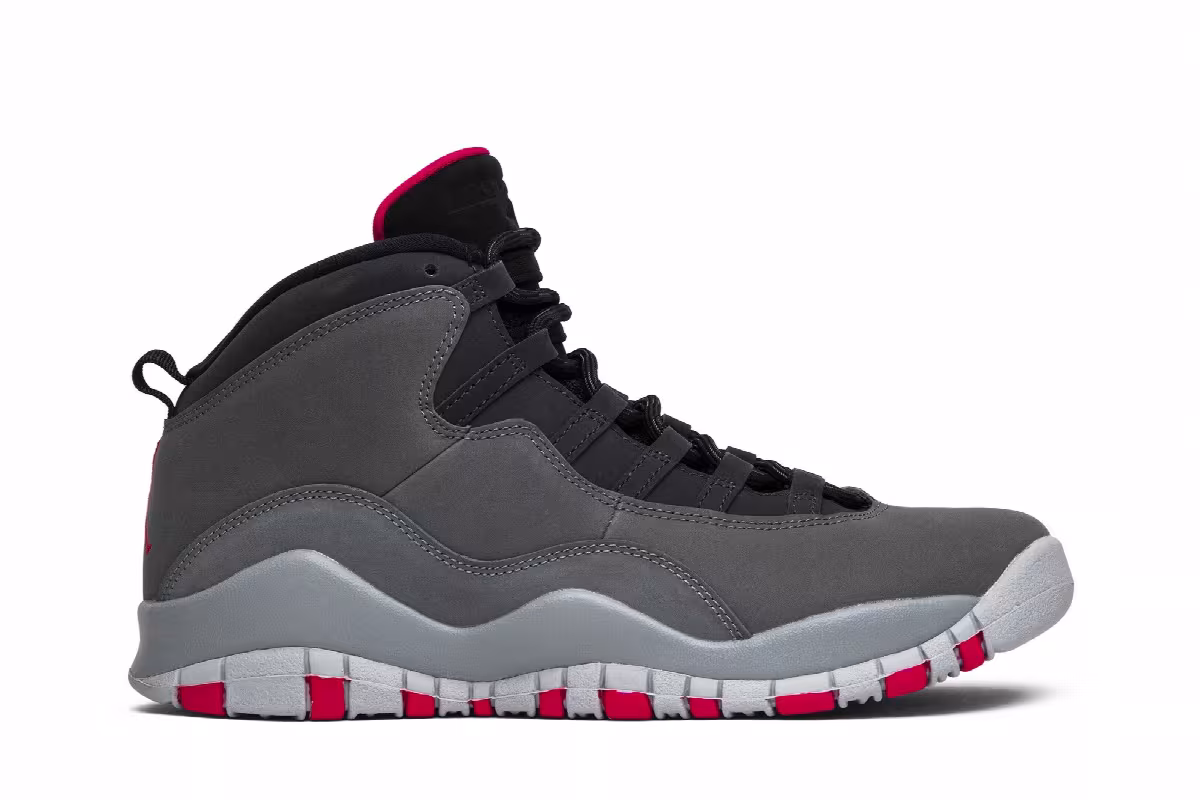 Air Jordan 10 GS Smoke Grey, view 2