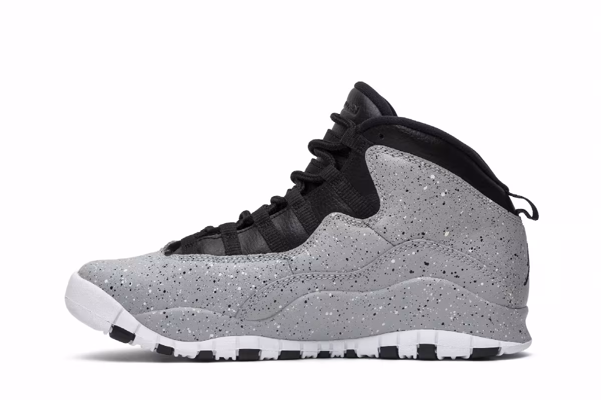 Air Jordan 10 GS Cement, view 4