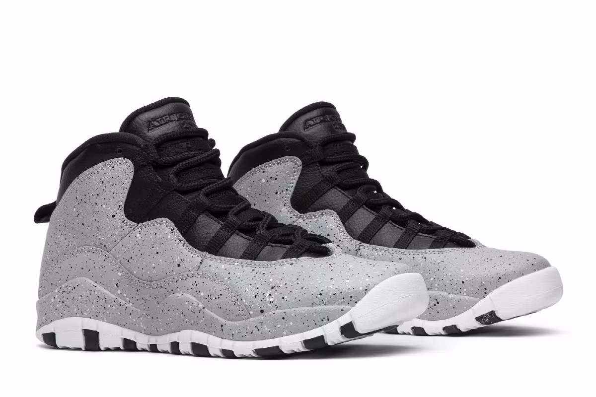 Air Jordan 10 GS Cement, view 9