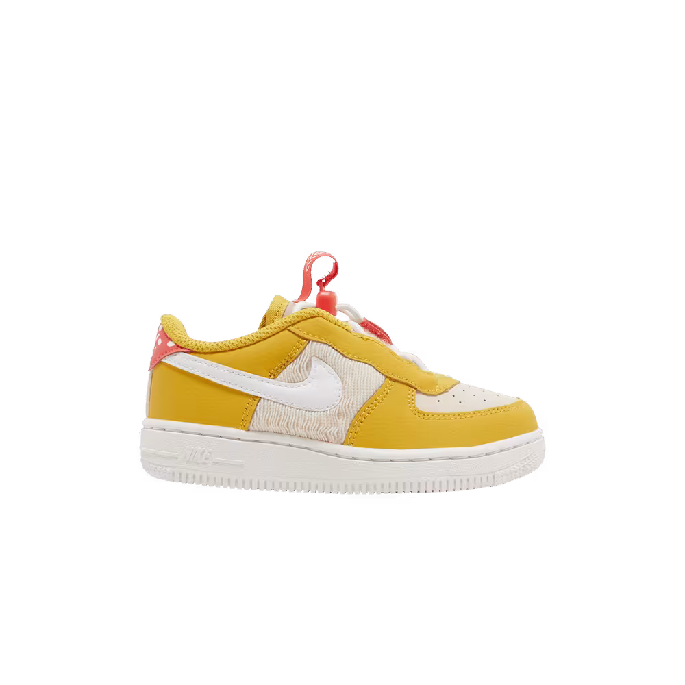 Nike Force 1 Toggle SE TD Yellow Ochre Pearl White